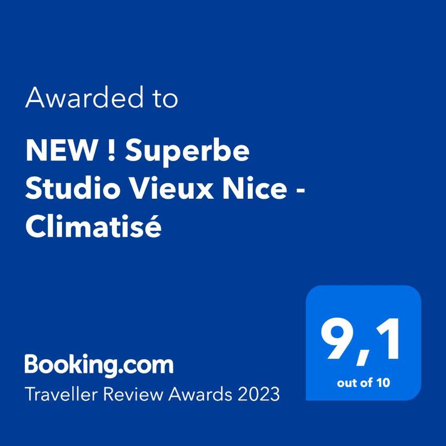 New ! Superbe Studio Vieux Nice - Climatise Kültér fotó
